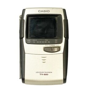 Vintage Casio LCD Color Television‎ TV-900B Travel Kickstand